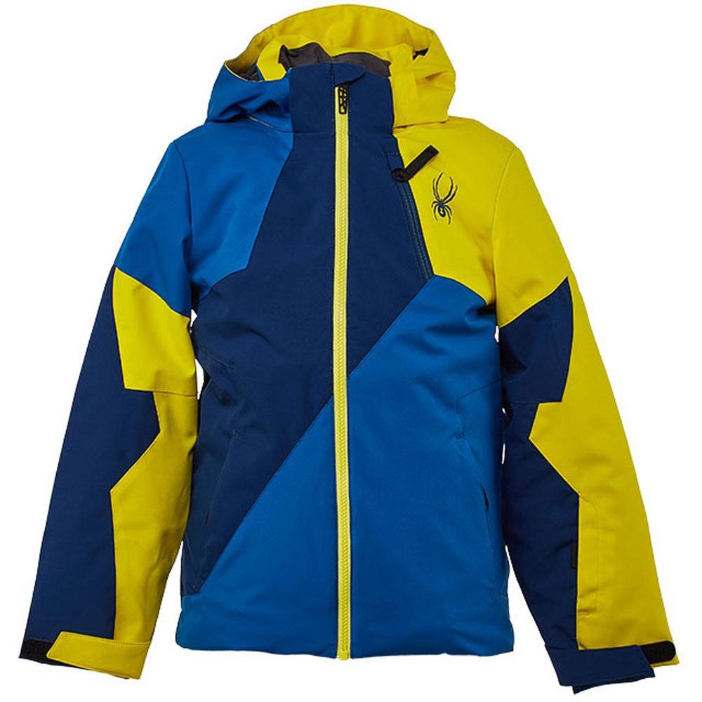 Spyder Kids Vibrant Blue and Yellow Matching Skiing Set